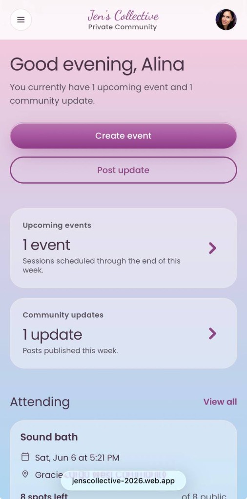 Jen's Collective screenshot 1