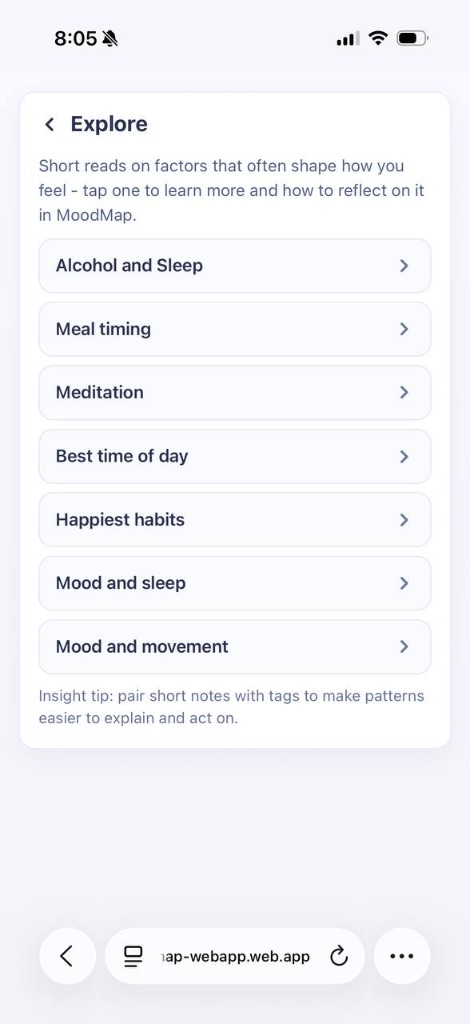 moodMap screenshot 7