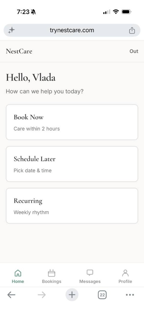 NestCare screenshot 1
