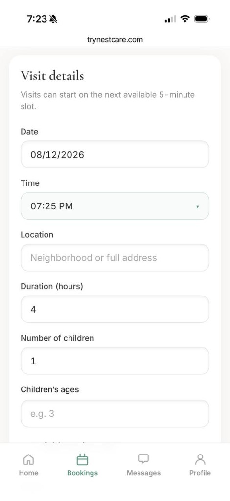 NestCare screenshot 2